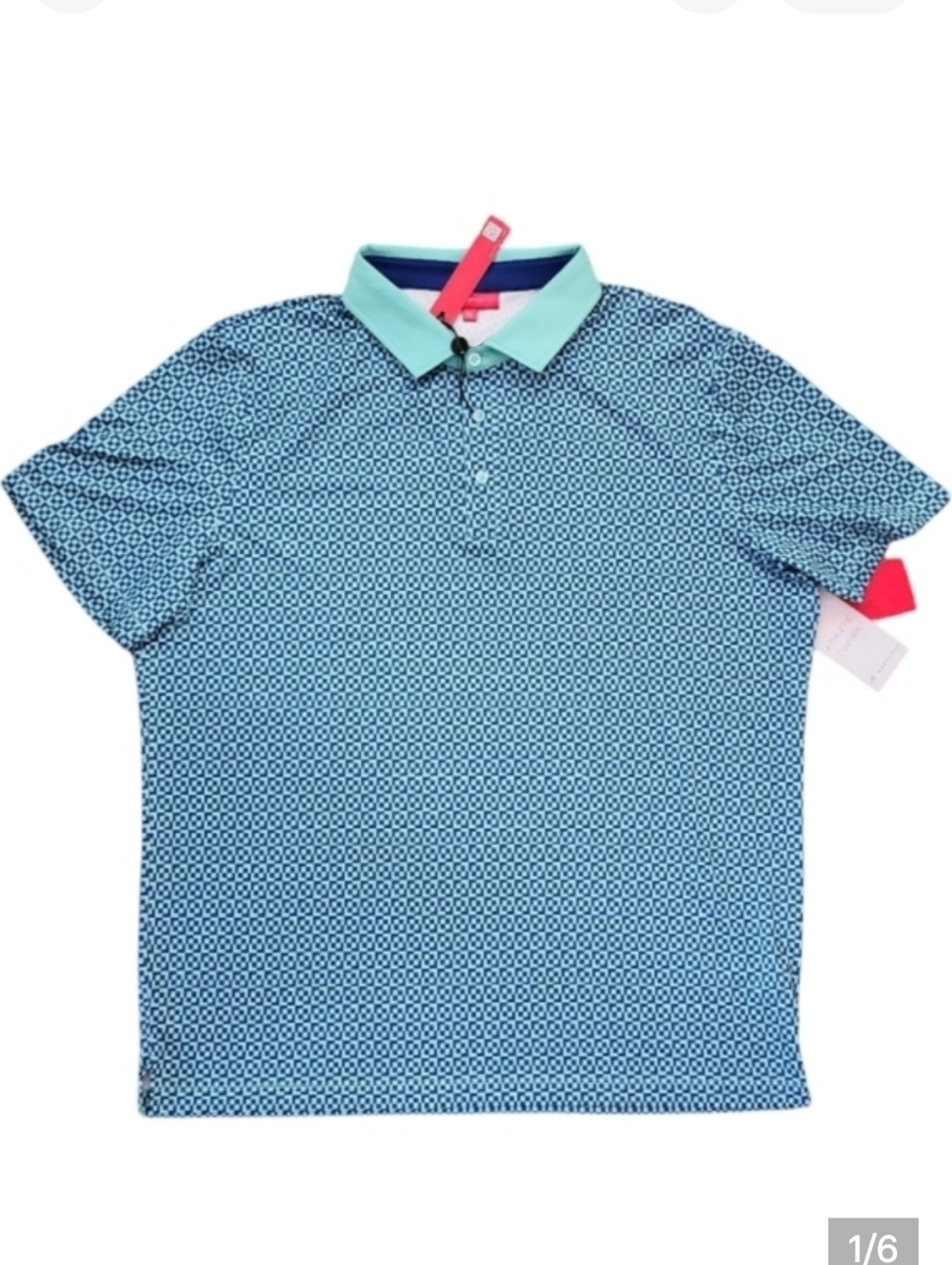 NWT Redvanly Luxury Pool Color Men's XL Polo Shirt